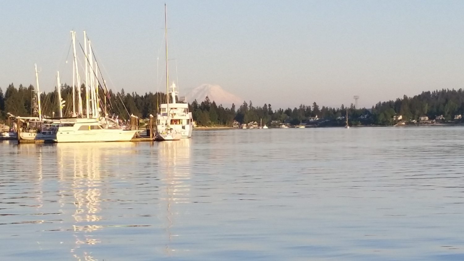 Poulsbo, Washington Poulsbo marina Poulsbo Yacht Club Mt. Rainier