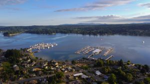 Liberty Bay, Poulsbo looking southwest