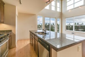Mercer Island Penthouse 2 bed 2 bath condo for rent 98040